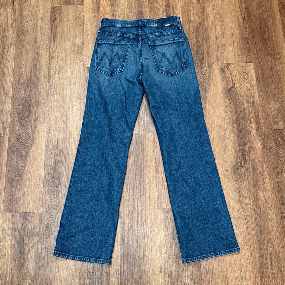 Mother Lil Kick It High Waist Straight Leg Jeans - Picture 7 of 8